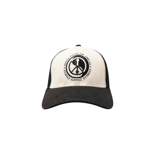 "QI" TRUCKER HAT IN ANTHRACITE BY WSH x MN+LA™