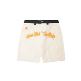 "BURNING STALLION" DOUBLE KNEE PHAT SHORT IN OAT