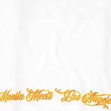 “BURNING STALLION” TEE IN WHITE