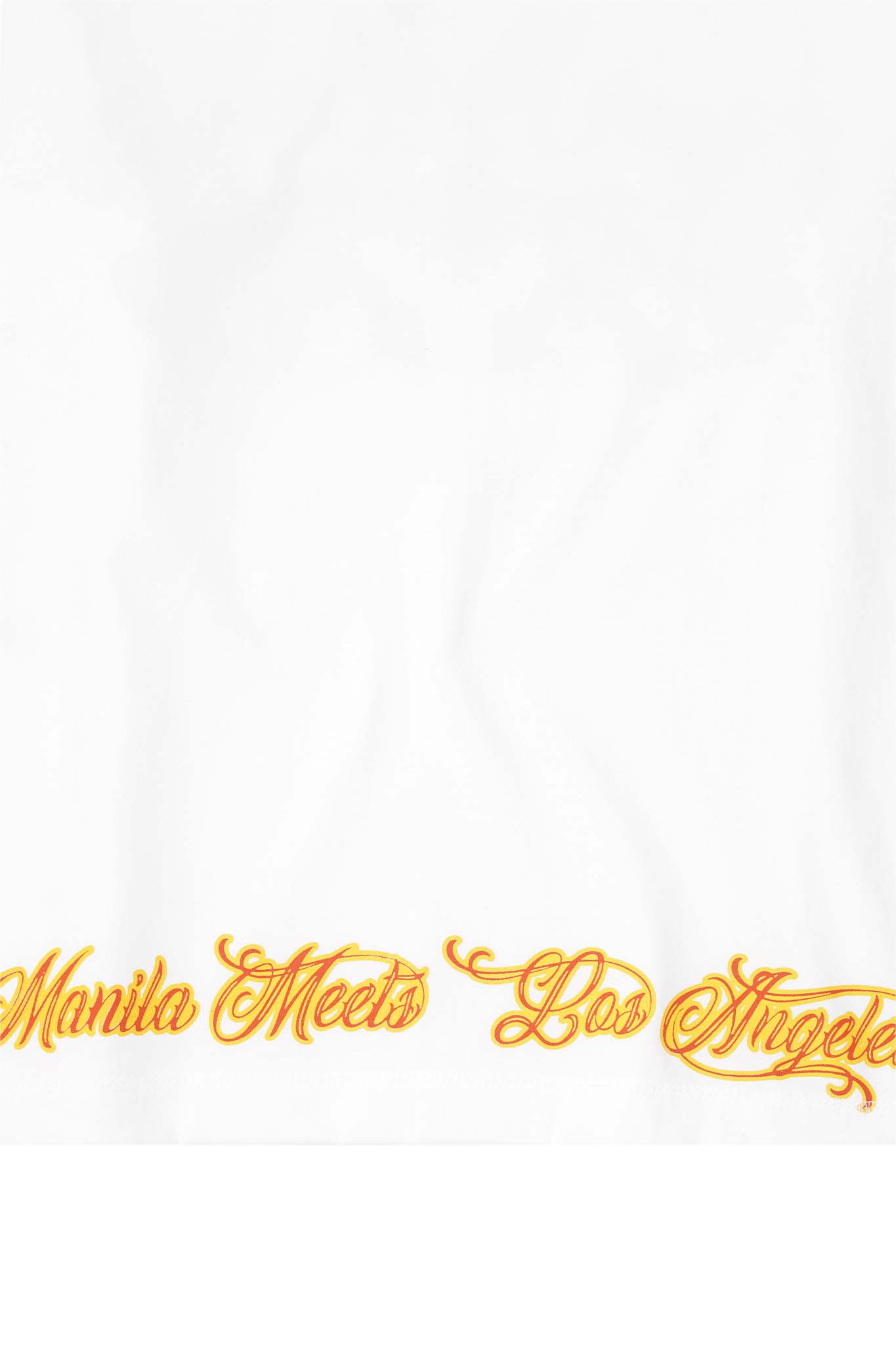 “BURNING STALLION” TEE IN WHITE