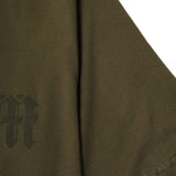 M'$ PAISLEY PATCHWORK MILITIA MOCK NECK TEE IN OLIVE