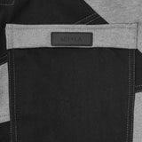 NEEDLEWORK SWEATSHORTS IN HEATHER GREY