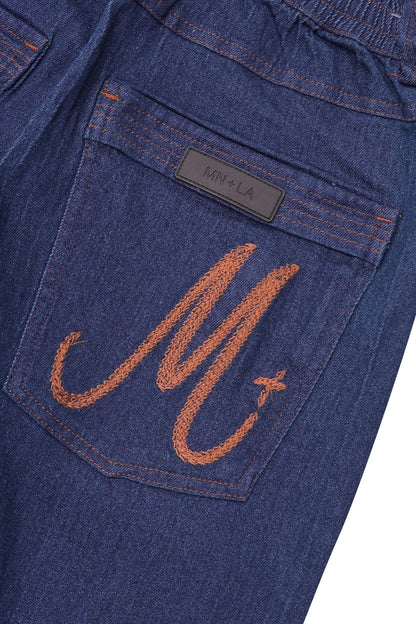 "COLD NAVY" OVERPOCKET PHAT PANTS