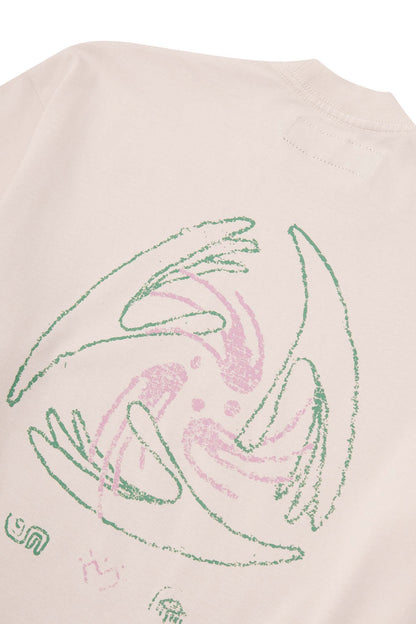 "LIMBO" ULTRA HEAVY TEE IN OAT