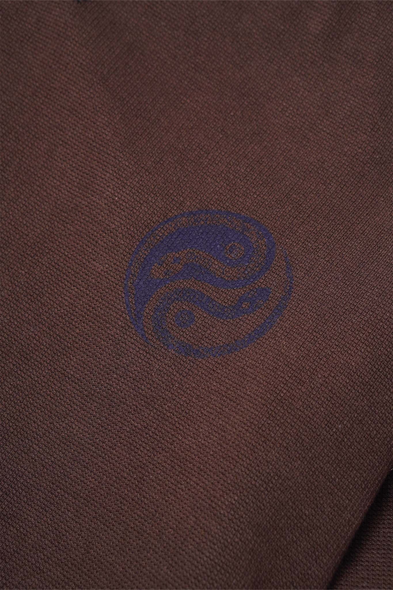 "YEAR OF THE SNAKE" WAFFLE TEE IN CHARCOAL GREY