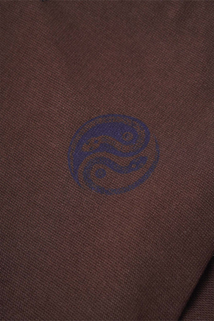 "YEAR OF THE SNAKE" WAFFLE TEE IN CHARCOAL GREY