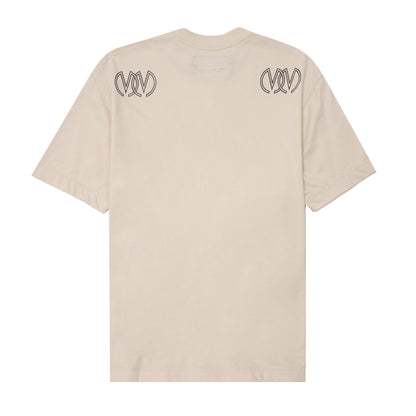 TWIN M'$ LOUNGE TEE IN OAT