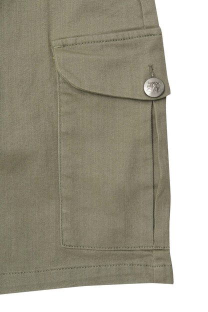 FIELD SHORTS IN OLIVE