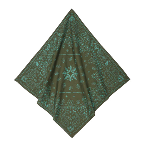 MN+LA™ BANDANA IN SEA GREEN