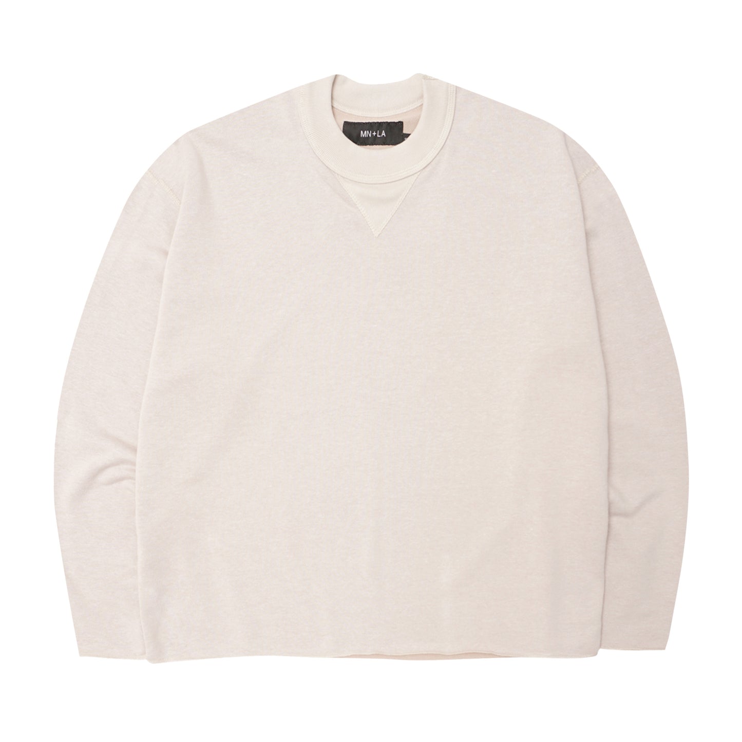 CUTOFF MILITIA SWEATSHIRT IN FOSSIL