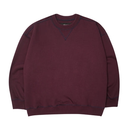 EXO™ MILITIA SWEATSHIRT IN WINE/NAVY