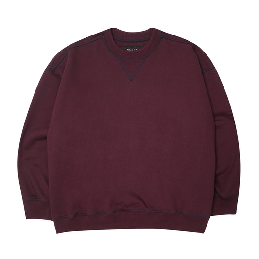 EXO™ MILITIA SWEATSHIRT IN WINE/NAVY