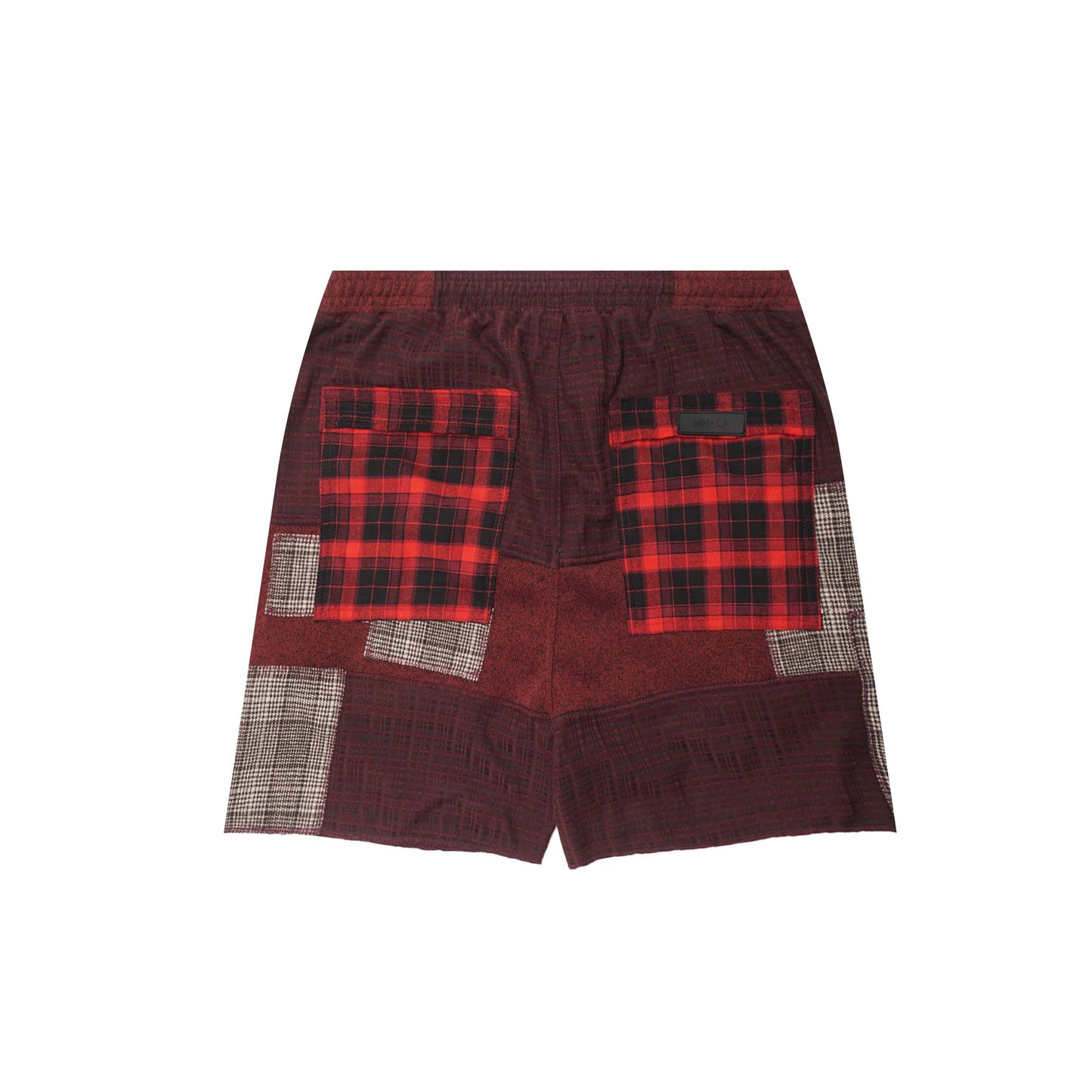 "MERLOT PLAID" LOUNGE SHORTS