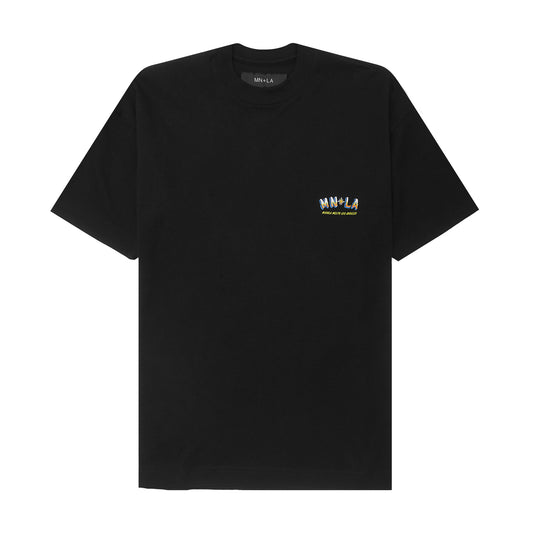 "GOLDEN COAST" TEE IN ANTHRACITE