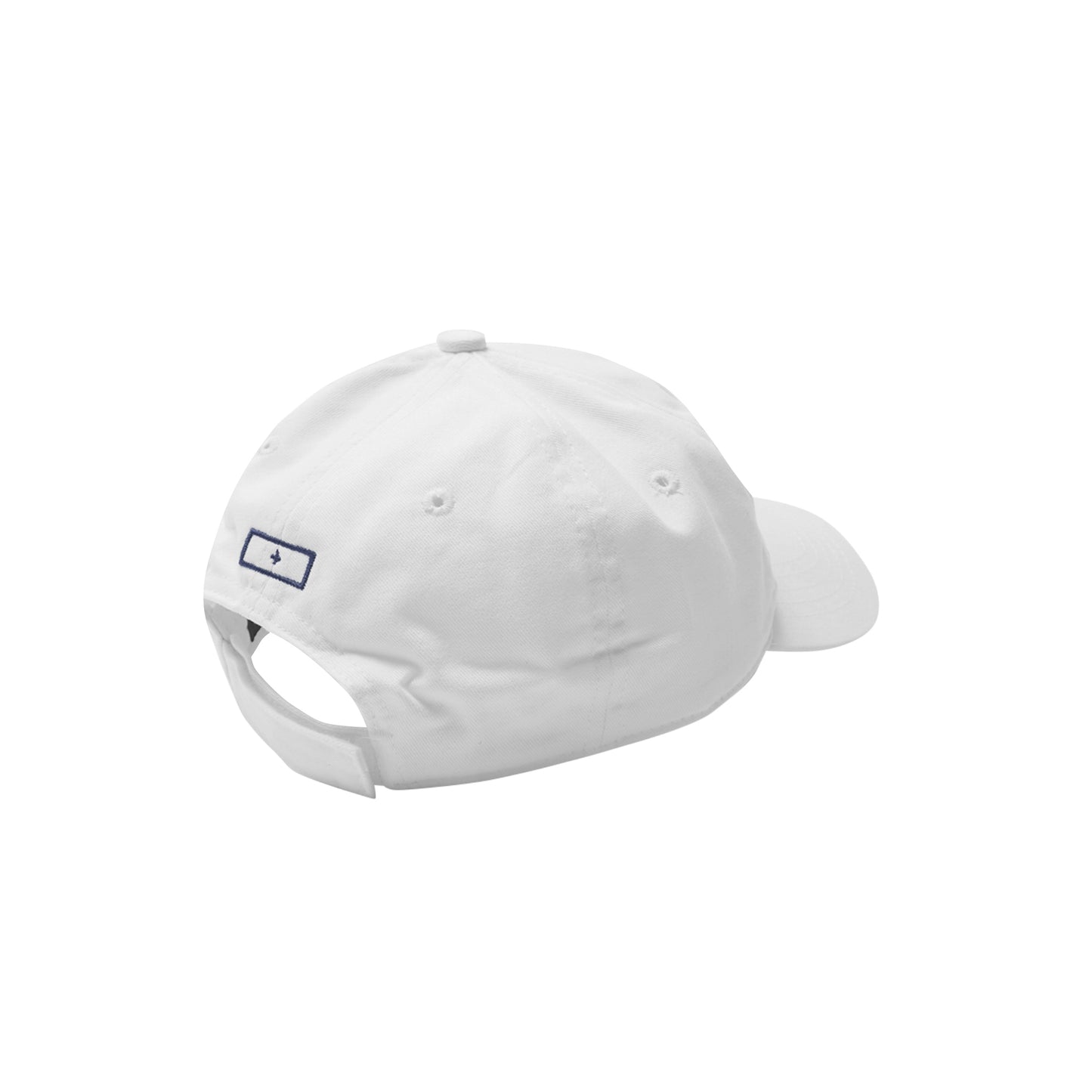 "HITTER" V3 6 PANEL HAT IN WHITE/NAVY