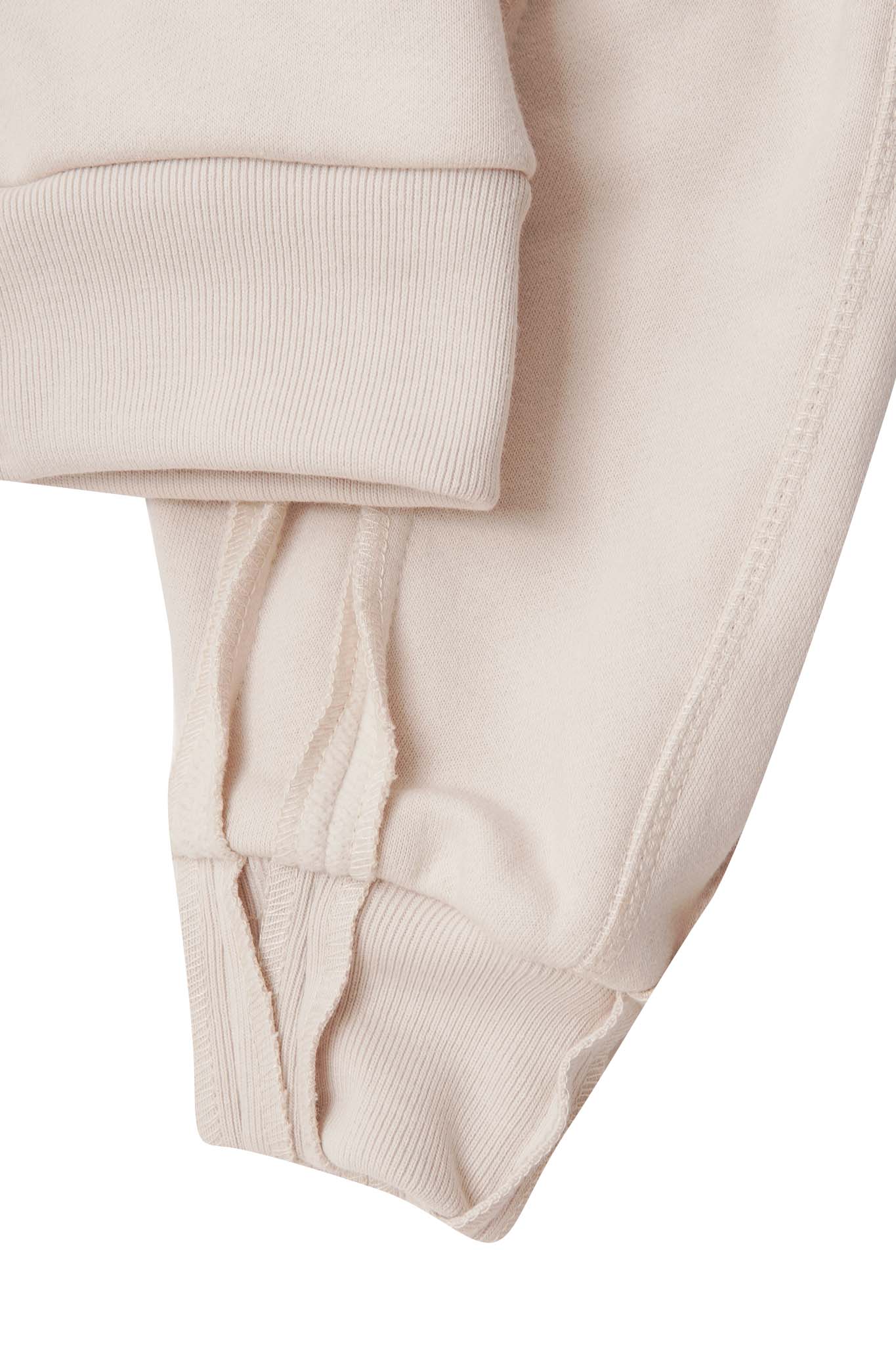 CROSS FORGED ZIP HOODIE IN OAT