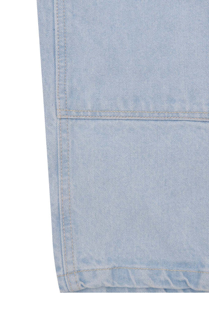 DOUBLE KNEE CRAFT PANTS IN SUN BLEACH