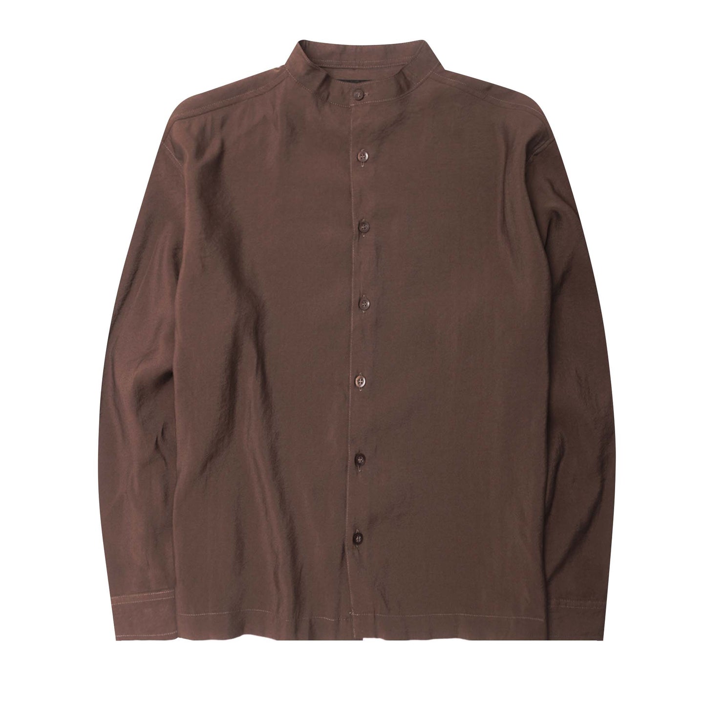 MANDARIN L/S SHIRT IN WOOD