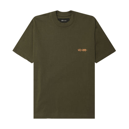 "REAR VIEW" ULTRA HEAVY TEE IN OLIVE