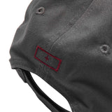 "HITTER" V3 6 PANEL HAT IN ANTHRACITE/RARRI RED