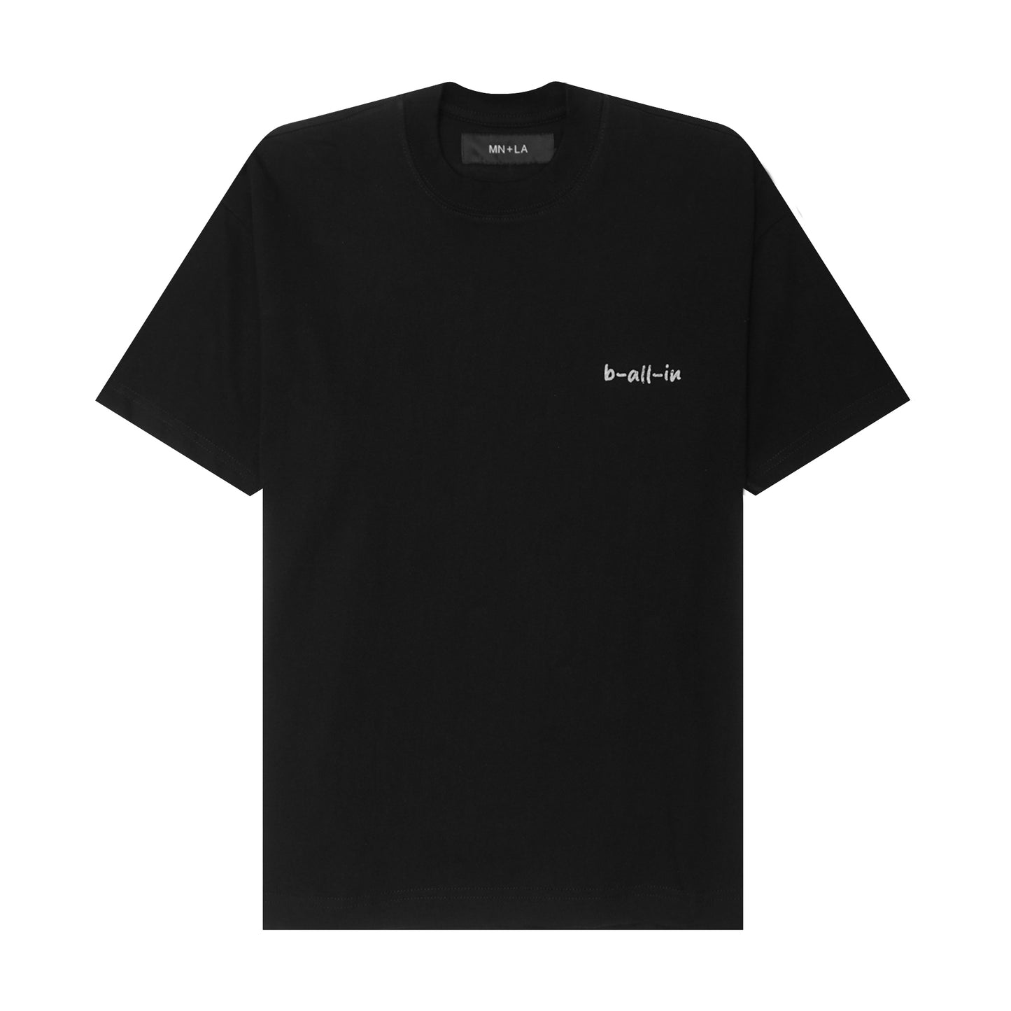 "B-ALL-IN" TEE IN ANTHRACITE