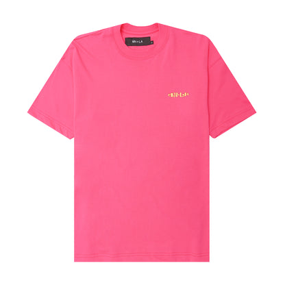 "THAI" LOGO TEE IN STATIC PINK