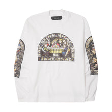 "LAST SUPPER" LONGSLEEVE TEE IN WHITE