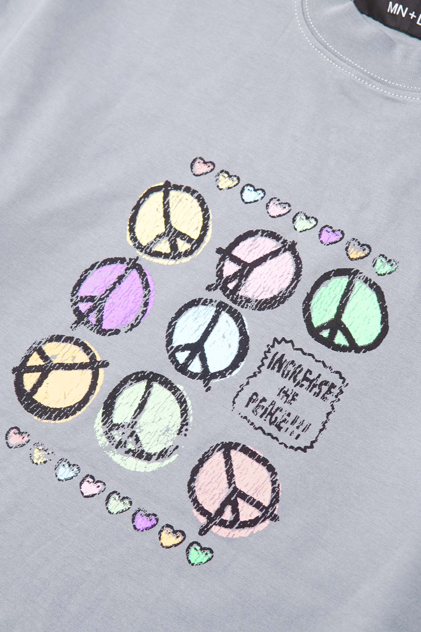 "INCREASE THE PEACE" TEE IN GLACIER