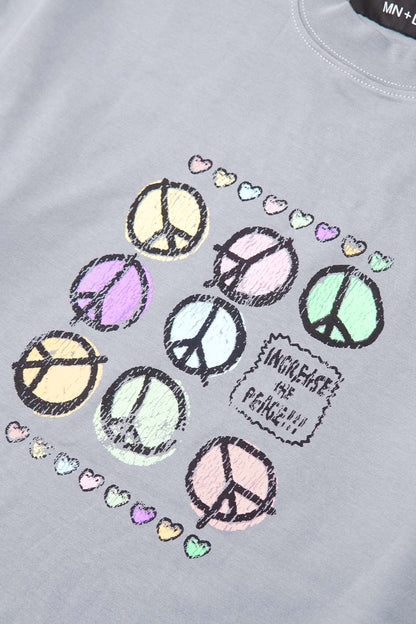 "INCREASE THE PEACE" TEE IN GLACIER