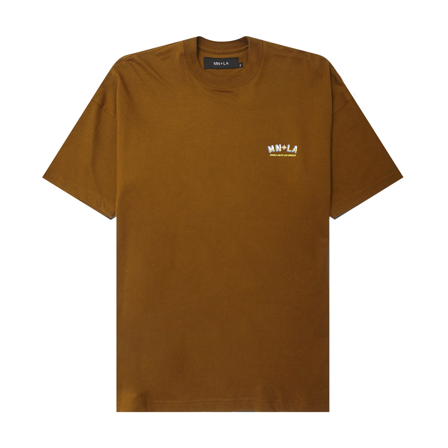 "GOLDEN COAST" TEE IN RUST
