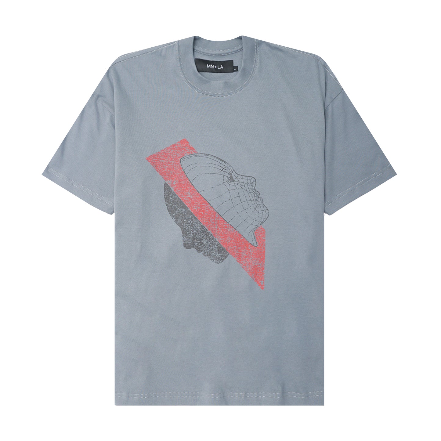 "HEADSPACE" TEE IN GLACIER