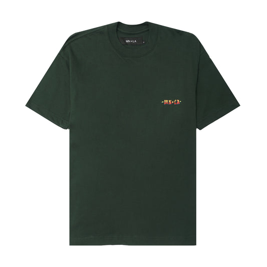 "SCORCH" LOGO TEE IN HUNTER GREEN