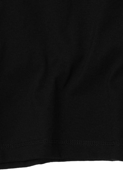 MN+LA™ SCRIPT LOGO TEE IN CAVIAR/CEMENT