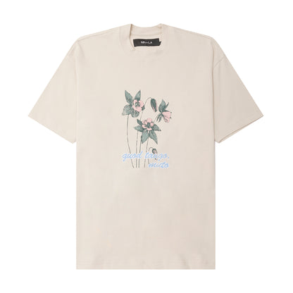 "QUOD TANGO, MUTO" ULTRA HEAVY TEE IN OAT