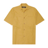 4 POCKET CUBAN SHIRT IN MUSTARD