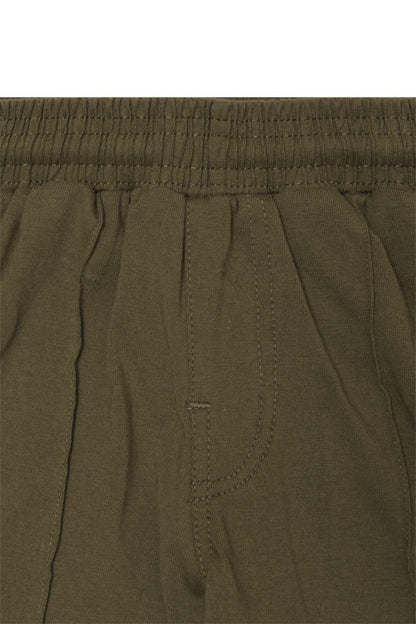 "PAINT SPLAT" LITTLE HUMAN™ PLEATED SHORTS IN OLIVE