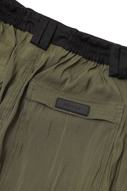 TERRA SHORTS IN OLIVE DRAB