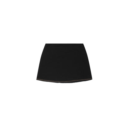 LITTLE HUMAN™ WAFFLE SKIRT IN ANTHRACITE