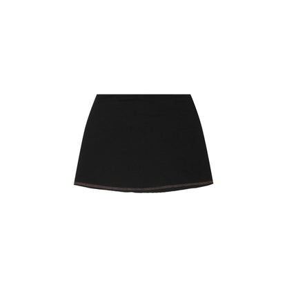 LITTLE HUMAN™ WAFFLE SKIRT IN ANTHRACITE