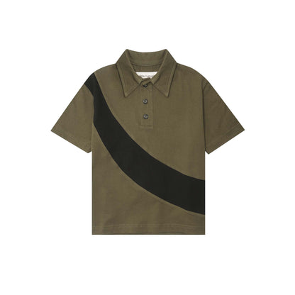 LITTLE HUMAN™ ARC S/S POLO SHIRT IN OLIVE