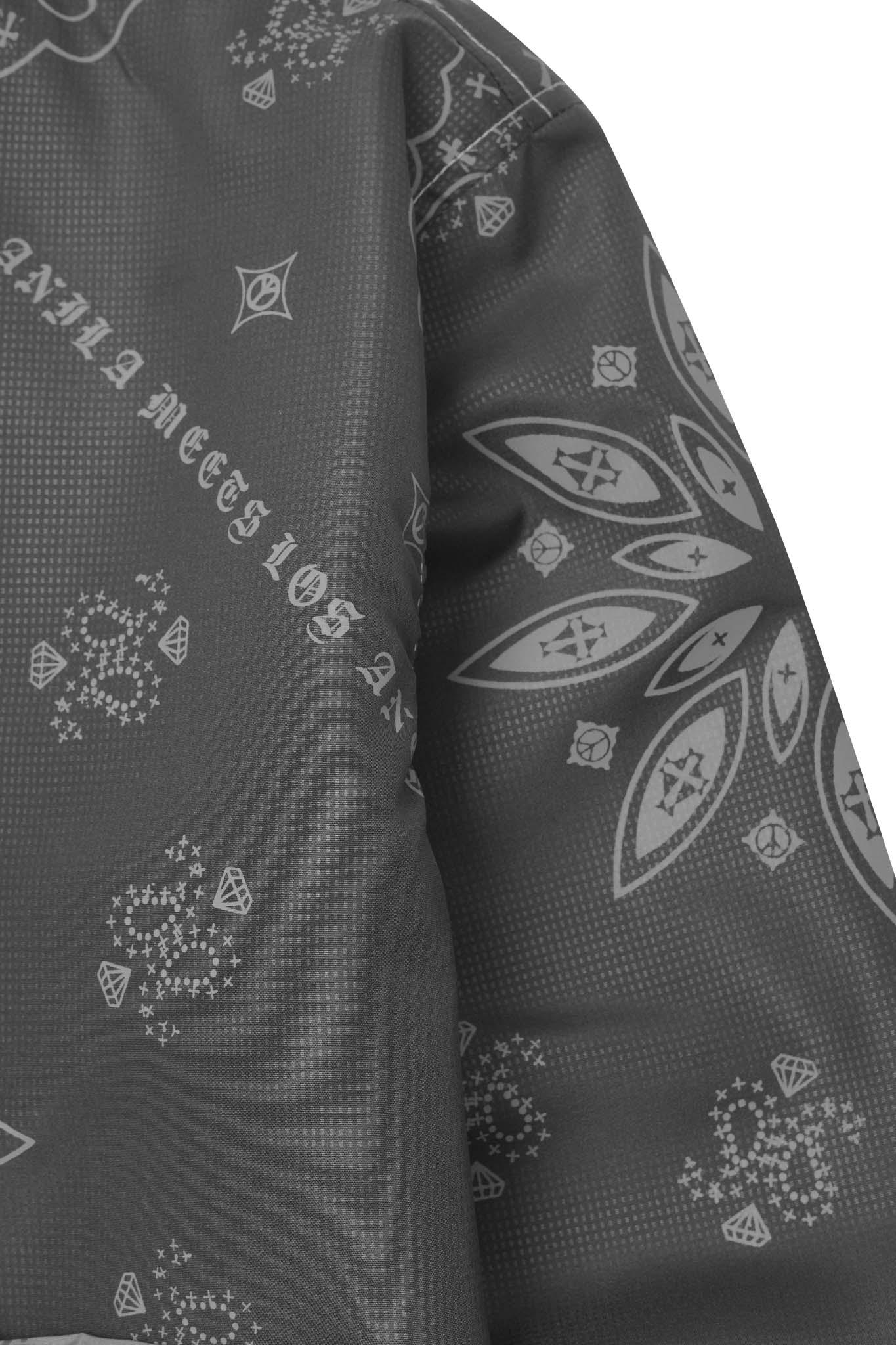 SHIFU JACKET IN ANTHRACITE PAISLEY