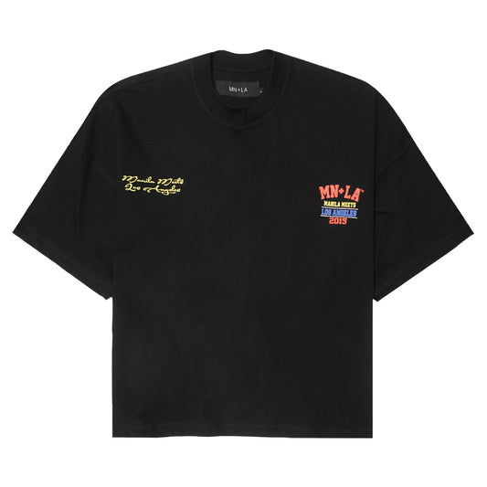 MN+LA™ HERITAGE TEE IN ANTHRACITE