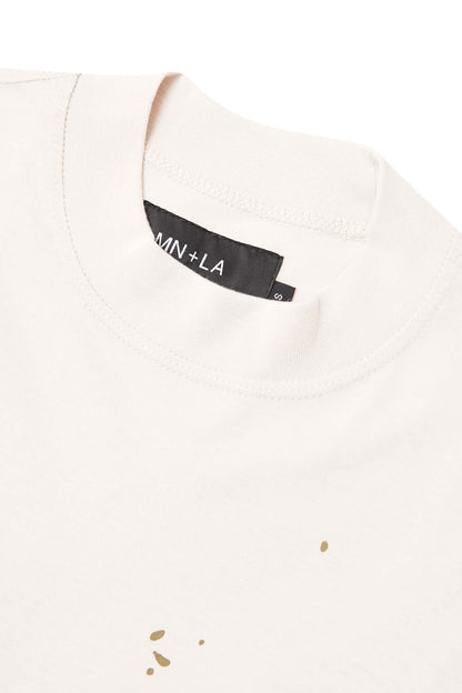 "HITTER" V3 MOCK NECK LITE TEE IN OAT