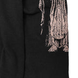 "THE ENLIGHTENED ONE" LONGSLEEVE TEE IN CAVIAR