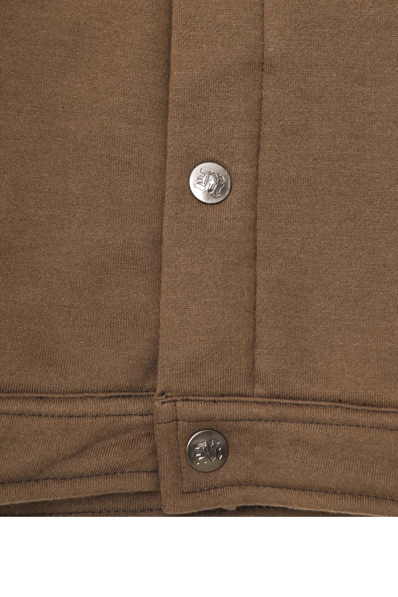 LOUNGE TRUCKER JACKET IN OLIVE DRAB