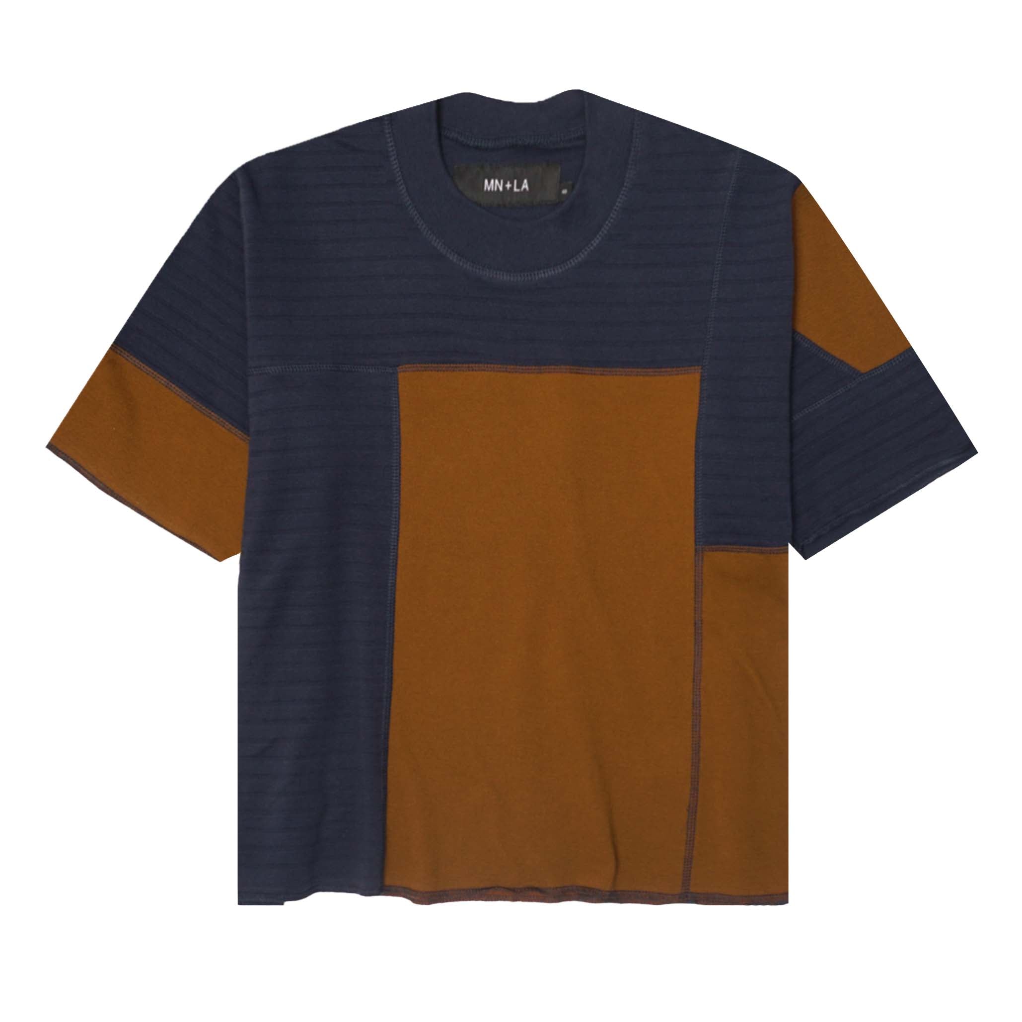 NEEDLEWORK MOCK NECK TEE