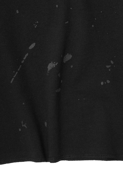 "HITTER" WAFFLE MOCK NECK V2 TEE IN ANTHRACITE
