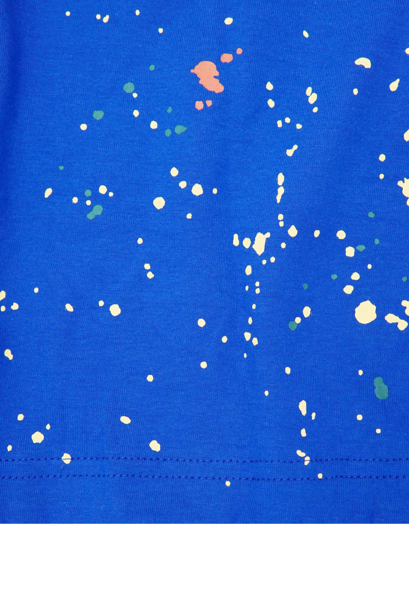 "PAINT SPLAT" LITTLE HUMAN™ TEE IN ELECTRIC BLUE