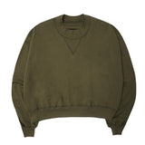 MILITIA SWEATSHIRT IN OLIVE DRAB
