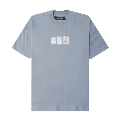 "BUS TIX" TEE IN GLACIER